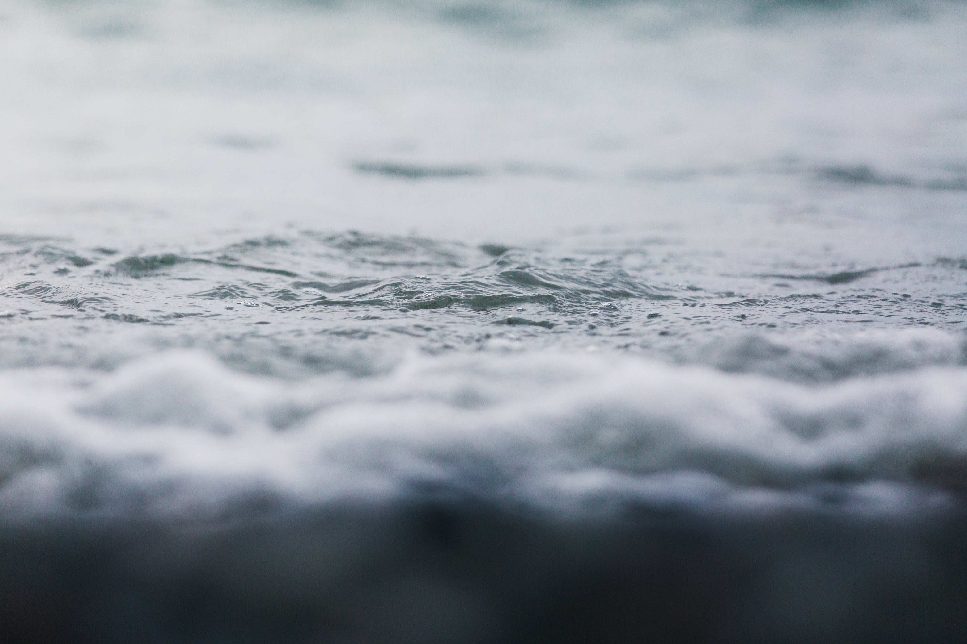Close up image of ocean water.
